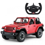 Jeep Wrangler Rubicon 1:14 modèle radiocommandé Rastar 2,4 GHz – rouge
