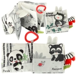 Livre en tissu sensoriel ANIMAL KINGDOM – chouette