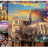 Puzzle Collage Notre Dame 1000 pièces