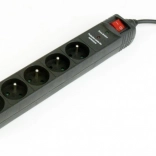 Multiprise parafoudre avec 5 prises françaises, câble 3 m