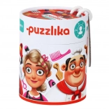 Puzzlika Professions 2 – puzzle ronds éducatifs, 21 pièces