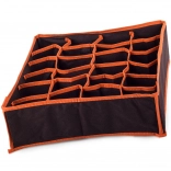 Organisateur de sous-vêtements pour tiroir, 24 compartiments