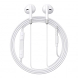 écouteurs intra-auriculaires filaires semi-ouverts JOYROOM JR‑EW01 blancs