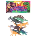 Dinosaures en plastique en sachet – lot de 6 pièces