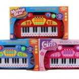 Petit piano pour enfants avec sons d’animaux à piles