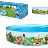 Piscine de jardin pour enfants dinosaures 244 × 46 cm BESTWAY