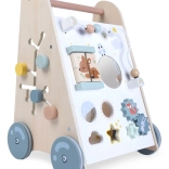Trotteur éducatif en bois ECOTOYS avec éléments mobiles