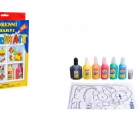 Creatoys peintures à peler pour fenêtres 6×20 ml