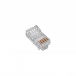 Connecteur RJ45 universel cat.5e, plein/toronné, 8P8C, 100 pcs
