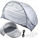 Tente de plage auto-déployante avec protection UV, gris