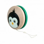 Yo-yo turquoise avec pingouin DETOA