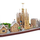 Puzzle 3D CityLine panorama Barcelone – 186 pièces