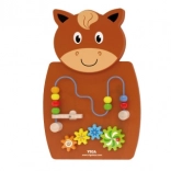 Planche d’activités en bois cheval - VIGA Montessori