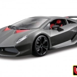 Modèle de voiture Bburago Lamborghini Sesto Elemento 1:24 gris