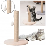 Arbre à griffer pour chats – poteau 40 × 30 cm, beige