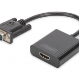 Convertisseur VGA vers HDMI avec audio 1080p FHD