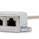 Adaptateur LAN RJ45 vers 2× RJ45 FTP répartiteur