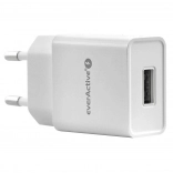 Chargeur secteur EVERACTIVE 1× USB 1 A blanc