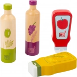 Ensemble en bois d’assaisonnements pour cuisine pour enfants