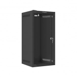 Armoire réseau murale 10" 12U 280×310 mm, noire, FLAT PACK