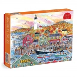 Automne au bord de la mer – puzzle 1000 pièces GALISON