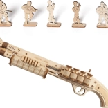 RoboTime Puzzle mécanique 3D en bois fusil à pompe Terminator