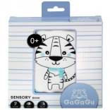 Livre sensoriel en tissu pour bébés Tygr GAGAGU