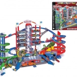 Garage Super City + 6 petites voitures et train