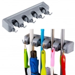 Support mural pour outils et brosses avec crochets