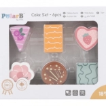 Petits desserts en bois – set de 6 pcs