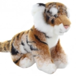 Tigre en peluche marron 25 cm
