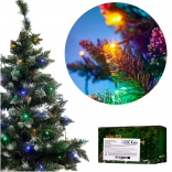 Guirlande LED de Noël 10 m, 100 LED, 8 modes – Multicolore