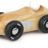 Vilac mini voiture de course – bois naturel