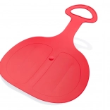 Luge en plastique Pinguin – bob rouge avec poignée