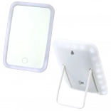 Miroir cosmétique sans fil avec éclairage LED blanc