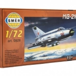 Modèle réaliste d'avion MiG-21R à l'échelle 1:72