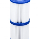 Deux filtres de rechange pour pompe de piscine BESTWAY type I (lot de 2)