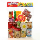 Ensemble d’aliments en sachet pour enfants