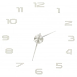 horloge murale autocollante 3D effet miroir DIY, grande 80–120 cm