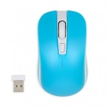 Souris optique sans fil Loriini Pro bleue