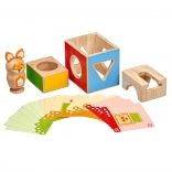 Lucy & Leo Renarde futée – puzzle logique en bois avec cartes de défis