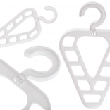 Organiseur d’armoire multifonction à 9 ouvertures, blanc