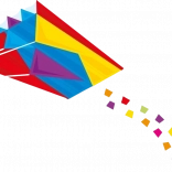 Cerf-volant parafoil mini 60 cm