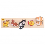 Puzzle encastrables en bois animaux domestiques BIGJIGS