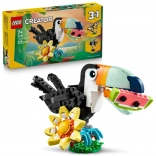 creator 3-en-1 : toucan tropical – set de construction 3 en 1