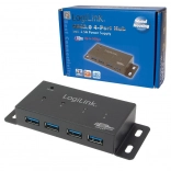 Hub USB actif 4× USB 3.0 avec boîtier métallique