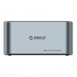 Station d’accueil ORICO pour HDD/SSD 2,5"/3,5" avec clonage, USB 3.2 Gen1 5 Gb/s, USB‑C vers USB‑C/USB‑A (noir)