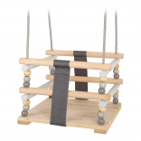 Balançoire en bois pour enfants de style scandinave