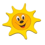 Poignée de meuble en bois Soleil