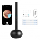 Otoscope avec caméra pour le nettoyage des oreilles Bebird – noir